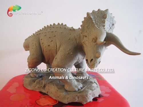 Customized Triceratops clay sculpture CCAM-039